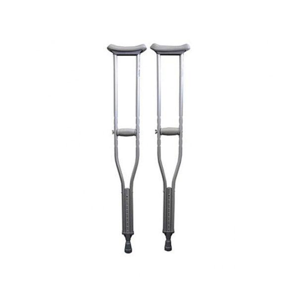 Crutches Underarm (Aluminium), Adjustable (Pair)