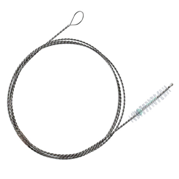 Twisted-Wire Surgical Instrument Lumen Cleaning Brushes
